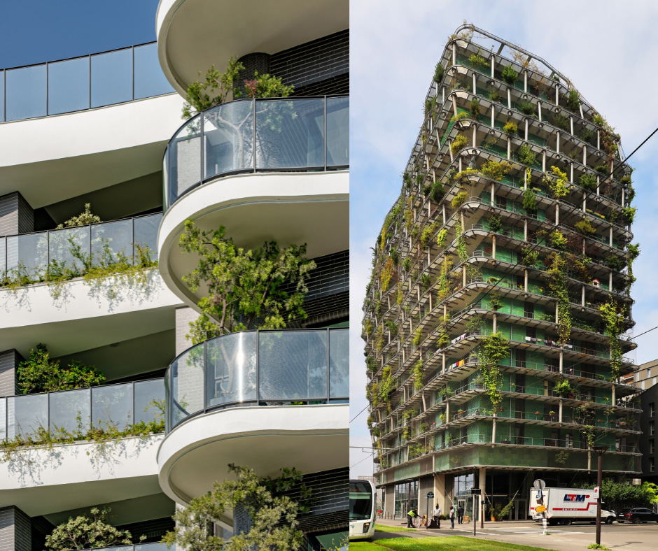 世界綠覆建築典範賞析：法國巴黎木槿塔｜晉基建設｜綠覆建築｜ESG 永續發展