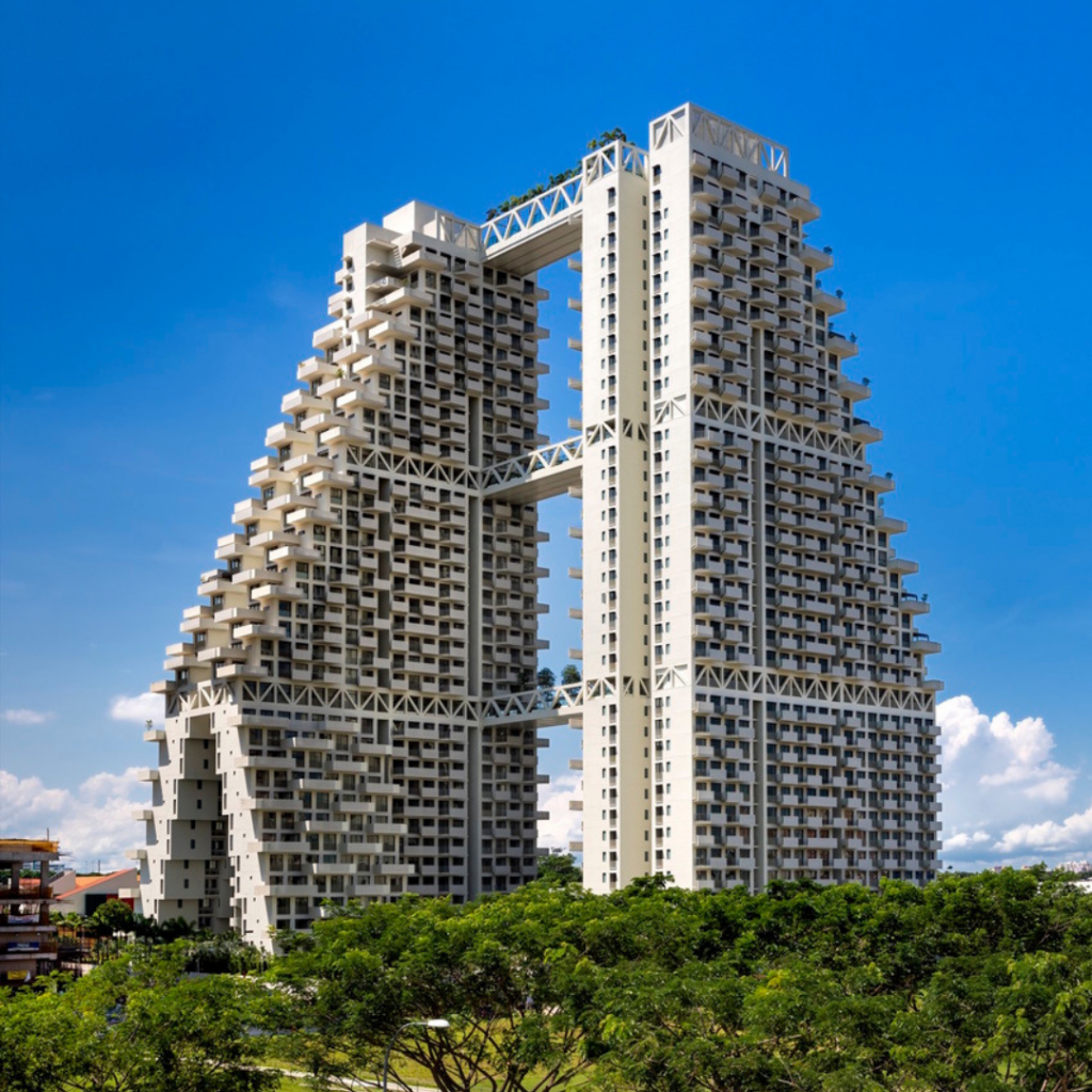 Sky Habitat:新加坡垂直城市發展與綠建築技術的融合|晉基建設|綠建築|ESG 永續發展